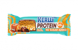 Протеиновый батончик глазированный злаковый KERLLI со вкусом карамели без сахара (40г)